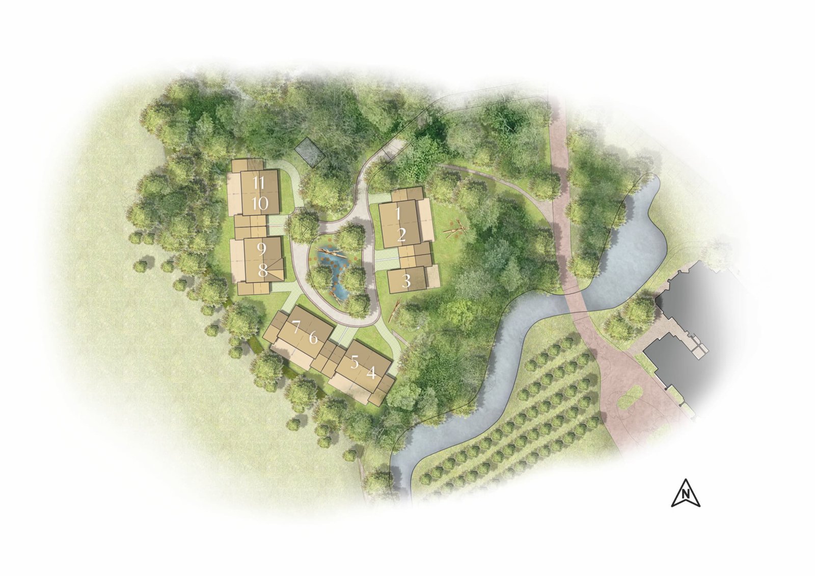 Bosvillas_Bijdorp_situatie-1